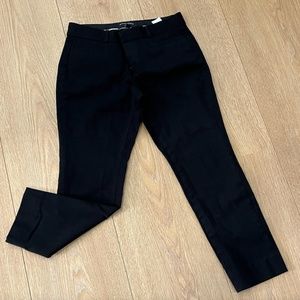 NWOT Banana Republic Jackson Fit Skinny Ankle Pant, Black, Women's 4P
